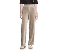 Street One Studio 3716692 Straight Leg-Pantaloni a Coste, Marrone Chiaro, 42W x 30L Donna