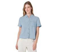 Street One Studio Camicia a Maniche Corte in Lyocell Soft Light Blue Wash 42