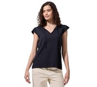 Street One Studio Dropped Shoulder - Maglietta con Scollo a Spaccato, Colore Blu Marittimo, 46
