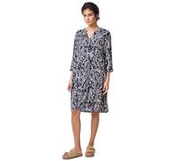 Street One Studio F144576 Abito a Tunica Fantasia, Dark Void Blue, 46 Donna