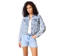 Street One Studio F212728 Giacca di Jeans in Look Sbiancato, Ultrableached Wash, 46 Donna