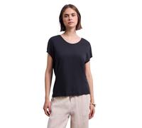 Street One Studio F322065 Maglietta in Jersey con Scollo a, Dark Void Blue, 44 Donna