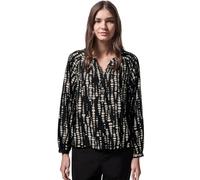 Street One Studio F345211 Ltd QR_Studio_Loose Fit raglanblouse AOP, Nero, 48 Donna