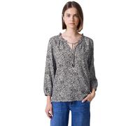 Street One Studio F345845 Blusa Fantasia con Volant, Void Blue, 48 Donna
