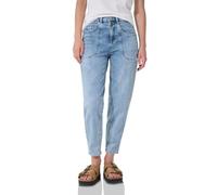 Street One Studio Jeans Barrel Leg in Loose Fit Light Blue Random Wash 25