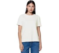 Street One Studio Maglia da Donna con Maniche increspate, Bianco Sporco, 40