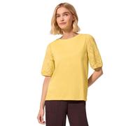Street One Studio Maglietta con Maniche Embroidery Snap Giallo 38