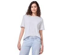 Street One Studio T-Shirt con Dettagli Crochet sulle Maniche Bianco 36