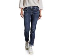 Street One Style Denim Jane 1-Knopf 49_59, Jeans, Donna, Authentic Indigo Wash, 27W / 28L
