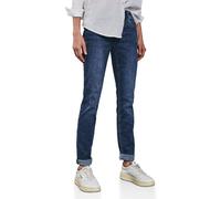 Street One Style Denim Jane 1-Knopf 49_59, Jeans, Donna, Dark Blue Wash, 28W / 30L