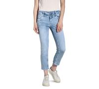 Street One Style Denim Jane 2-Knopf 49_59 Jeans 7/8 in vestibilità Casual, Ultra Bleach Random Washed, 32W x 26L Donna