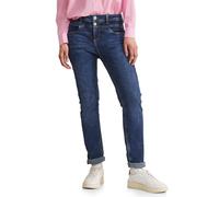 Street One Style Denim Jane 2-Knopf 49_59, Jeans, Donna, Mid Indigo Random Wash, 33W / 32L