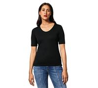 Street One Style Palmira, T-Shirt, Donna, Black NEU, 46