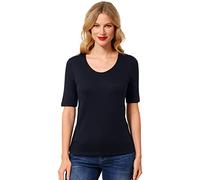 Street One Style Palmira, T-Shirt, Donna, Deep Blue NEU, 42