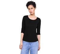 Street One Style Pania, T-shirt, Donna, Black Neu, 38