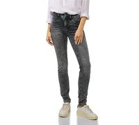 Street One Style York, Jeans Slim e High Donna, Authentic Dark Grey Wash, 25W / 30L