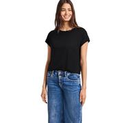 Street One T-Shirt con Nastro Decorativo Nero 38