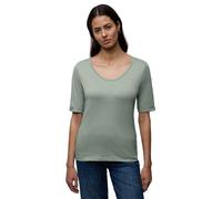 Street One T Shirt Turn-Up Dark Menta Green 40