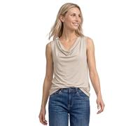 Street One Top Aspetto Seta con Collo a Cascata Clay Sand 40