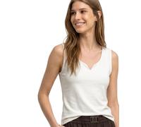 Street One Top Basic con Scollo a Cuore off White 36
