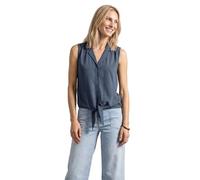 Street One Top con Collo da Bowling e Nodo Ashen Blue 44