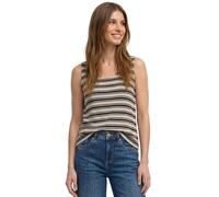 Street One Top con Girocollo Effetto Maglia Nero 42