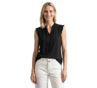 Street One Top con Mix strutturale e Dettagli Crochet Black 42