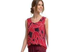 Street One Top con Scollo a V e Orlo Elastico Salsa Rosso 42