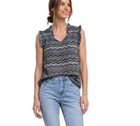 Street One Top con Scollo a V e Volant Frozen Wave 38