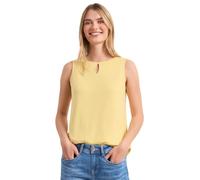 Street One Top con Scollo Rotondo e Dettaglio Cut-out Soft Yellow 40