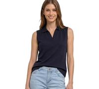 Street One Top in Struttura a Costine con Colletto Polo Shadowed Navy 38