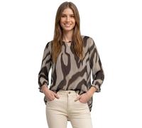Street One Tunica in Chiffon con Stampa Espresso Brown 36