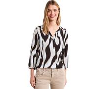 Street One Zebra 44 - Maglietta in Mix strutturale, Colore: Marrone