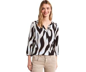 Street One Zebra 46 - Maglietta in Mix strutturale, Colore: Marrone