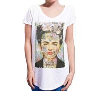 street Stampa Frida Kahlo 18-30-4 Urban Slub Lady Donna Cotone 100% MOD.TSULSLB (S/M)