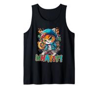 Street Style Cat Graffiti Cosa Street Art Canotta