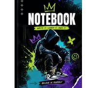 Street Style Graph Paper Notebook for Teens and Boys Urban Graffiti School Notebook Write It Learn It Own It: | Cool Graph Paper Notebook for Students