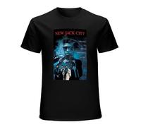 Street T-Shirt New Jack City Hip Hop Gangster Movie Black M