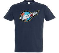 Street T-Shirt Urban Backwoods Thunderbirds Ir Logo Gerry Anderson Sylvia Anderson International Rescue Sizes(S) Black S