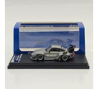Street Warrior SW RWB 993 RAUH-Welt - Modellino di auto in scala 1:64, versione pressofusa con vernice a corpo largo, collezione limitata (coda bassa)