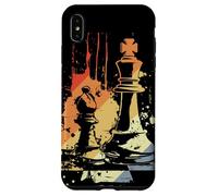 Streetart Regina e Re degli scacchi Custodia per iPhone XS Max