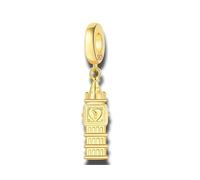 Streetculture Ciondolo Big Ben London - Argento Sterling 925 placcato oro - Collezione Viaggi & Architettura - England Union Jack Vacanza - Bracciale Gioielli Accessori, B/H/T ca. 6 x 30 x 6 mm