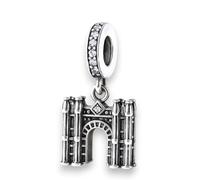 Streetculture Francia Arc de Triomphe Arco di Trionfo Città dell'Amore Monumento Parigi - Braccialetto con ciondolo in argento Sterling 925