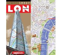 StreetSmart London Map by VanDam - City Street Map of London, England - Laminated folding pocket size city travel and Tube map with all museums, attractions, hotels and sights; 2018 Edition Map