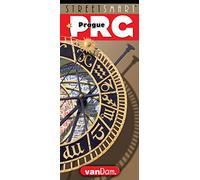 STREETSMART® PRAGUE BY VANDAM: Laminated, pocket size city map of Prague, Czech Republic