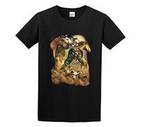 Streetwear And Wildlife Wild Horses Men Simple Tshirt Black L