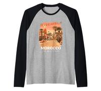 Streetwear, Marrakech Marocco Proprio Come Un Paradiso Maglia con Maniche Raglan