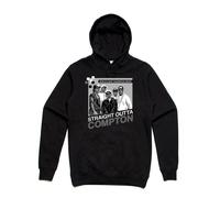Streetwear on Demand COMPTON 8 BIT NERO Pullover Con Cappuccio SMALL-3XLARGE
