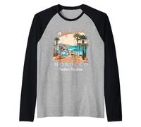 Streetwear, Taghazout Marocco Just Like A Paradise Maglia con Maniche Raglan