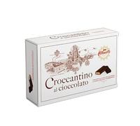 Strega Alberti Croccantino al Cioccolato Barretta di Croccante alle Nocciole Ricoperta di Cioccolato Fondente 300g